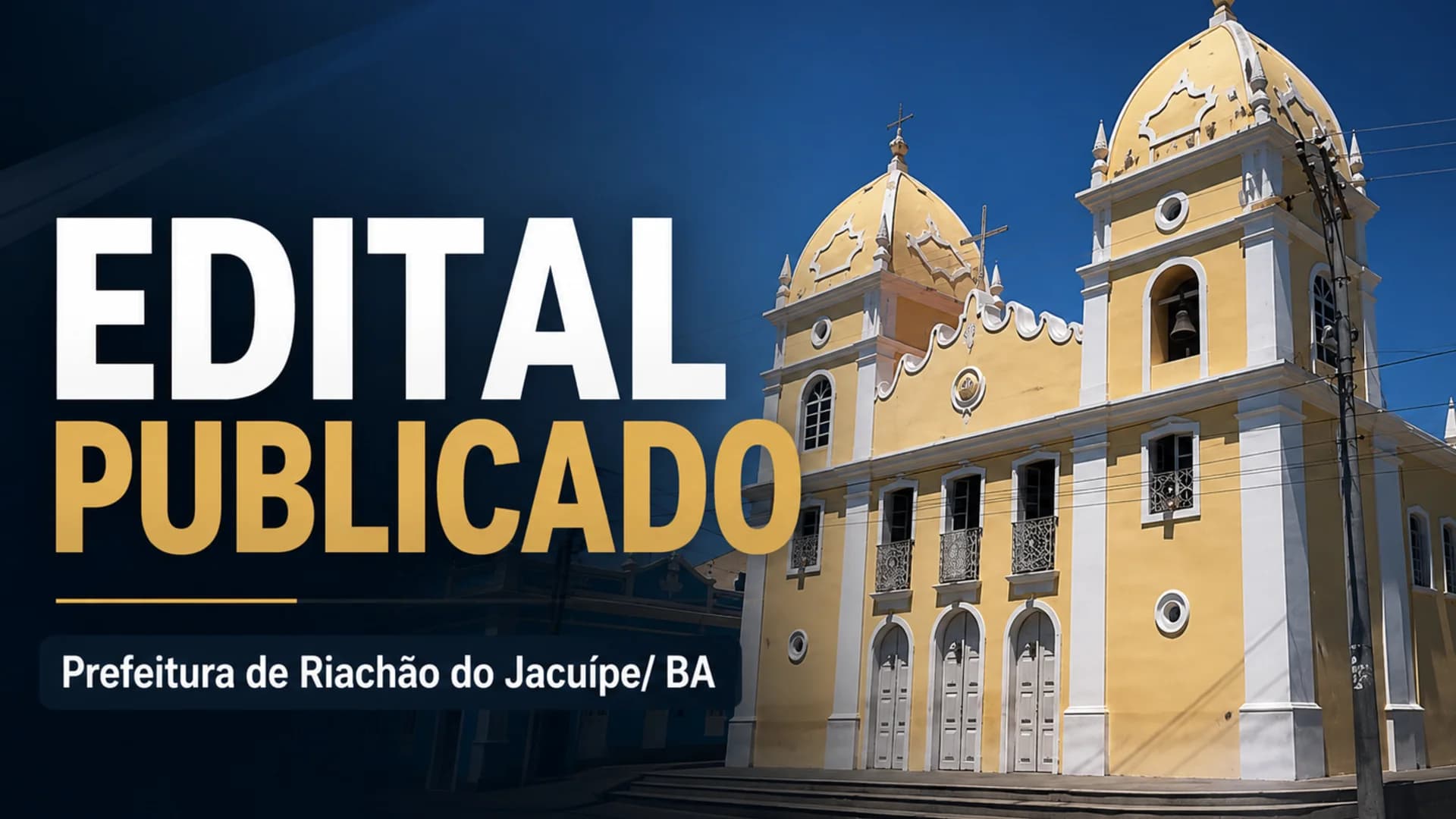 Concurso Prefeitura de Riachão do Jacuípe/BA publica edital; Inscreva-se!
