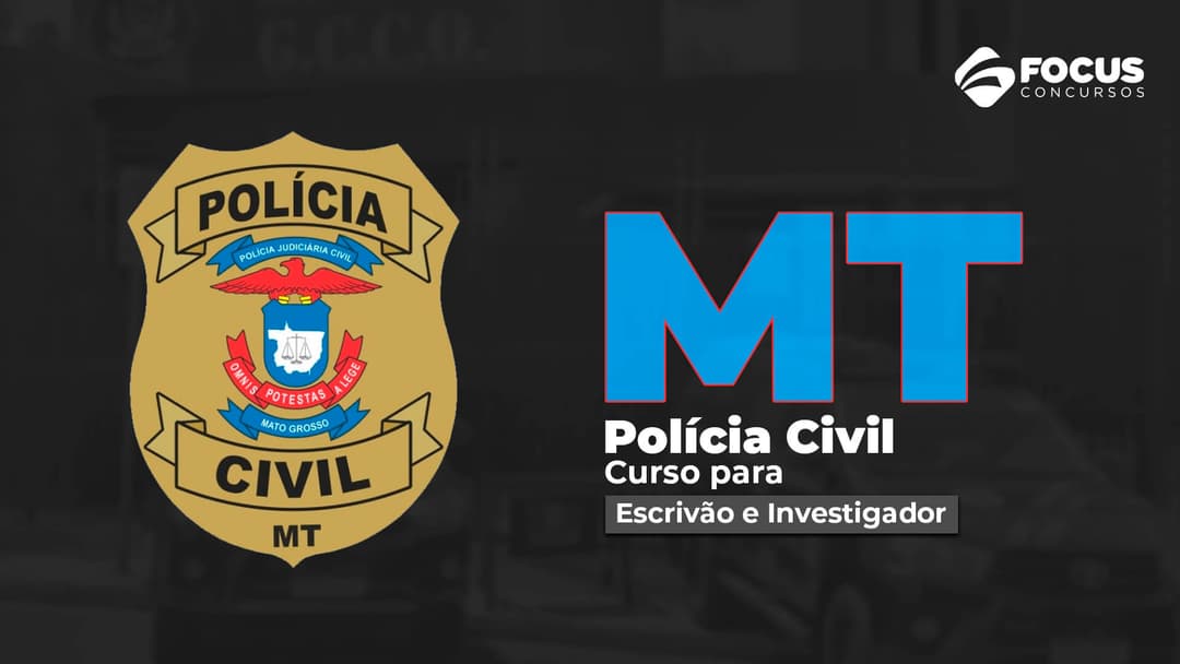 PC MT - Escrivão e Investigador de Polícia do Mato Grosso