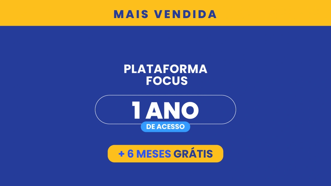 Plataforma Focus / Acesso de 1 ano + 6 Meses Bônus