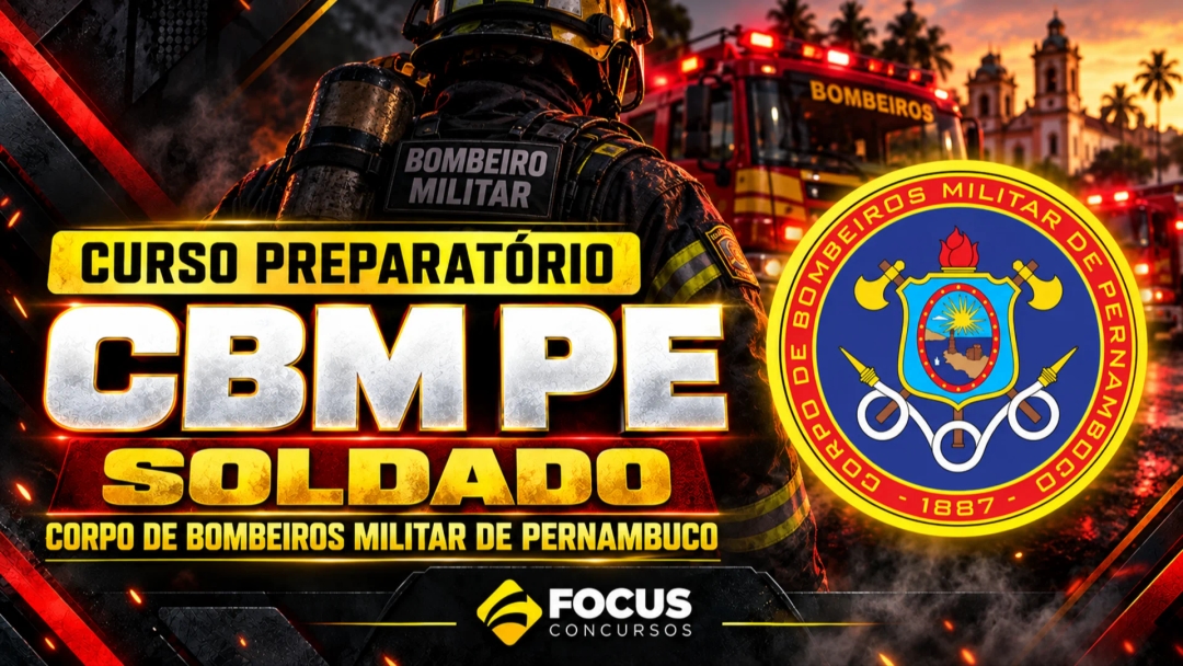 CBM PE - Soldado do Corpo de Bombeiros Militar de Pernambuco